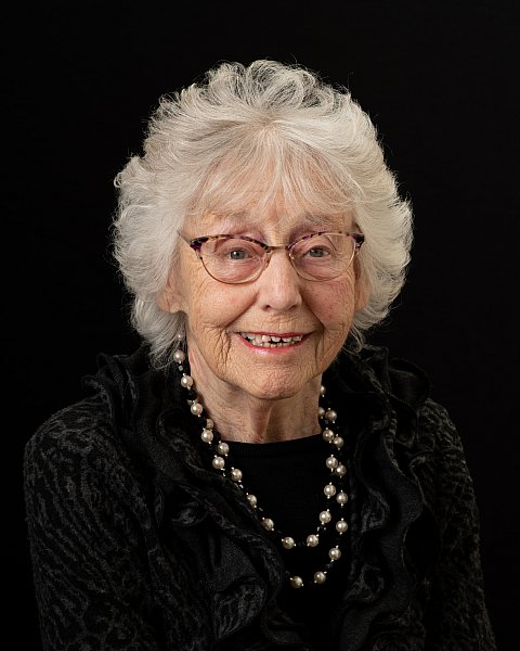Glamorous elderly lady